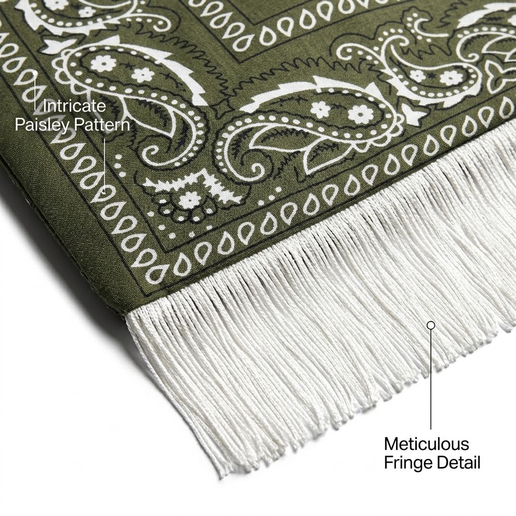 ✨🪢Bandana Knot Bag with  Fringe