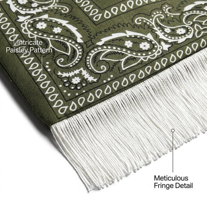 ✨🪢Bandana Knot Bag with  Fringe