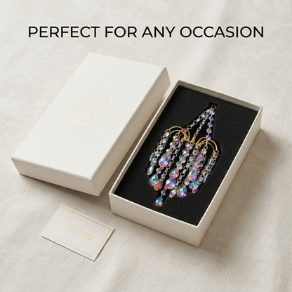 ✨Crystal Chandelier Suncatcher Hanging Ornament - Create beautiful light and shadow reflections anytime, anywhere.