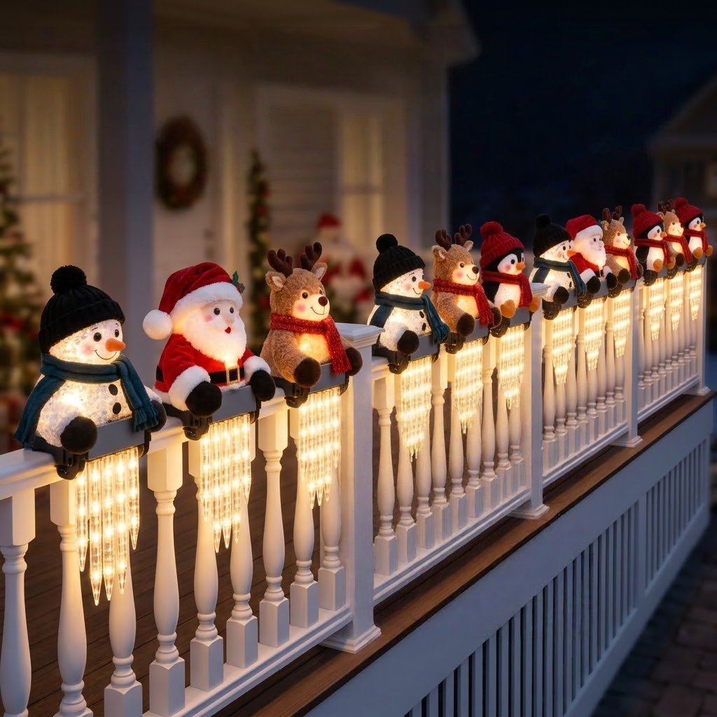 🎄Christmas Character Railing Lights